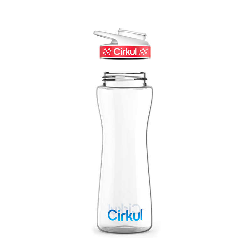 22oz. Plastic Bottle & Comfort Grip Lid AOQ5