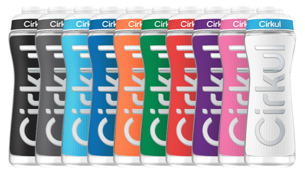 22oz. Grip Squeeze Plastic Bottle & Sport Lid YB6I