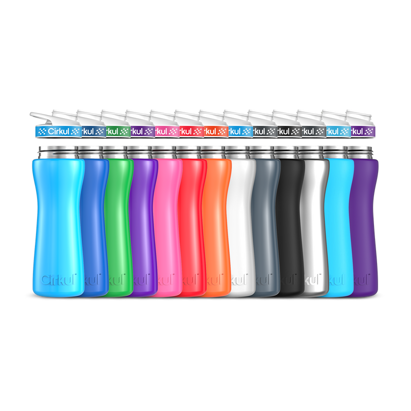 22oz. Stainless Steel Bottle & Comfort Grip Lid S2CB