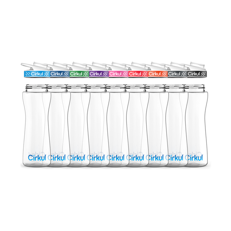 22oz. Plastic Bottle & Comfort Grip Lid AOQ5