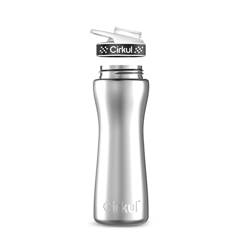 22oz. Stainless Steel Bottle & Comfort Grip Lid S2CB