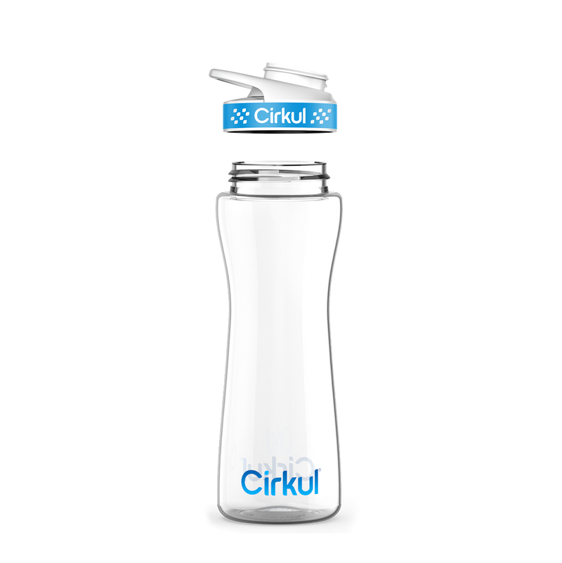 22oz. Plastic Bottle & Comfort Grip Lid AOQ5