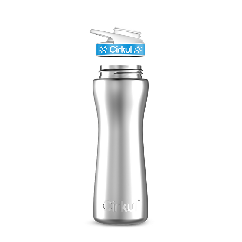 22oz. Stainless Steel Bottle & Comfort Grip Lid S2CB