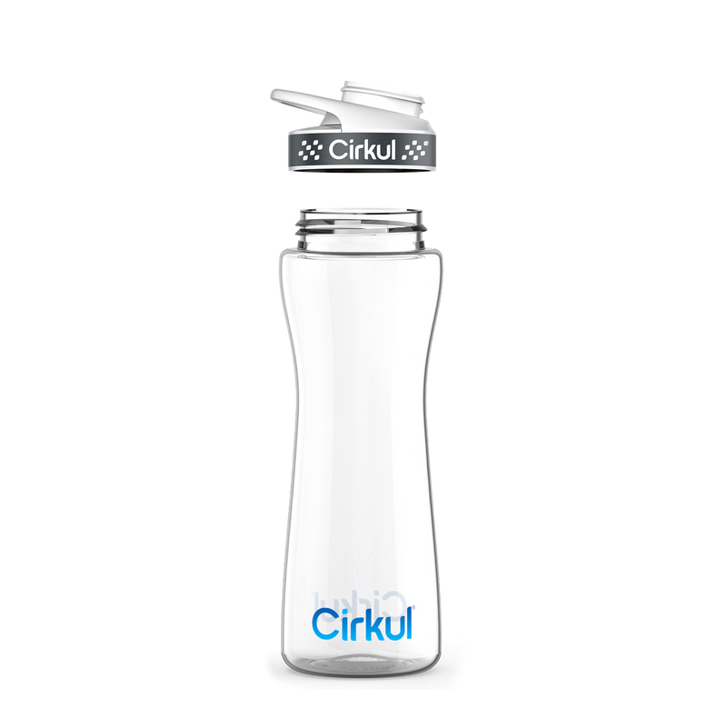 22oz. Plastic Bottle & Comfort Grip Lid AOQ5