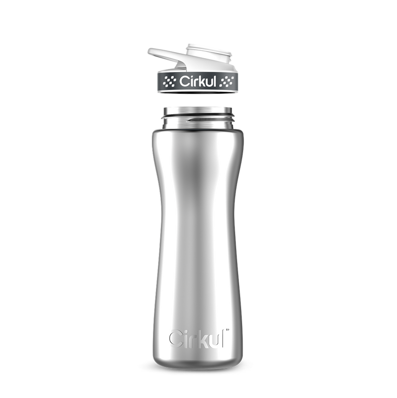 22oz. Stainless Steel Bottle & Comfort Grip Lid S2CB