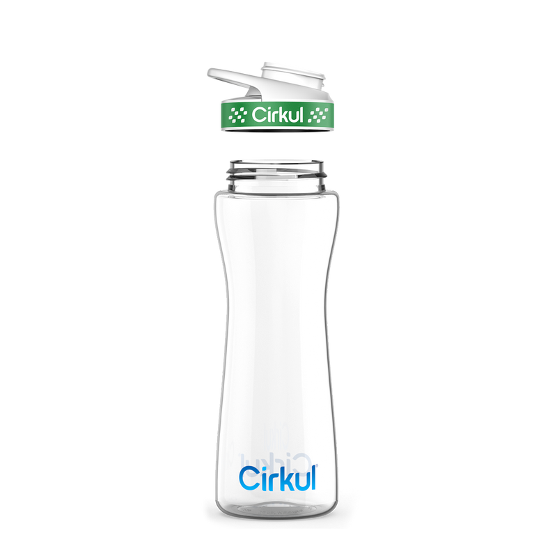 22oz. Plastic Bottle & Comfort Grip Lid AOQ5