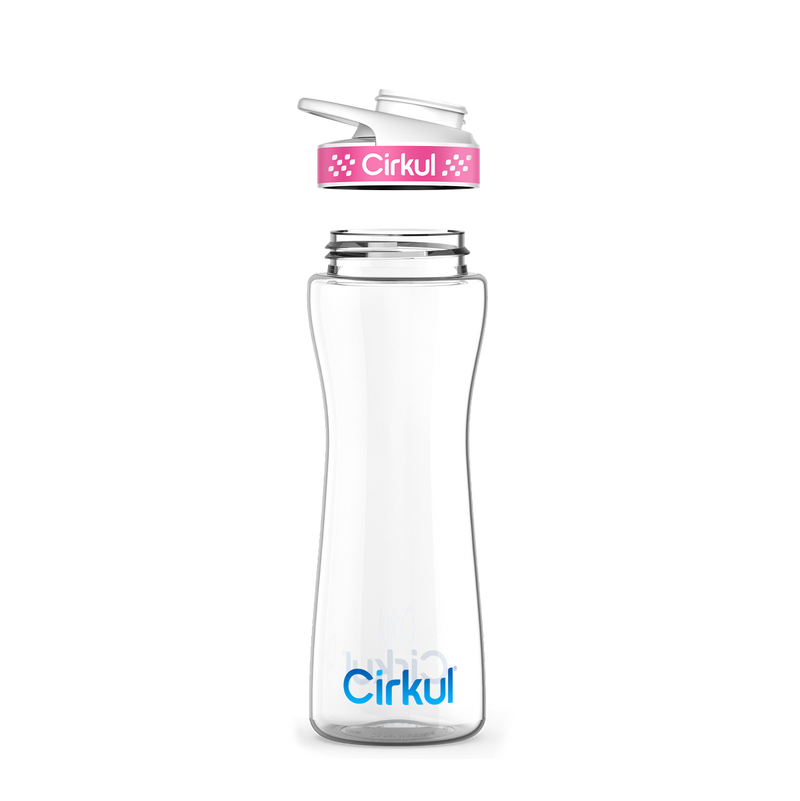 22oz. Plastic Bottle & Comfort Grip Lid AOQ5