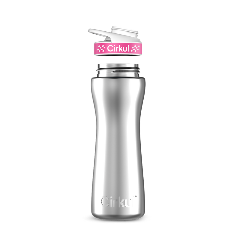 22oz. Stainless Steel Bottle & Comfort Grip Lid S2CB