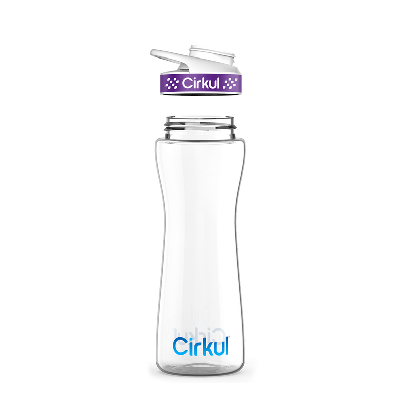 22oz. Plastic Bottle & Comfort Grip Lid AOQ5