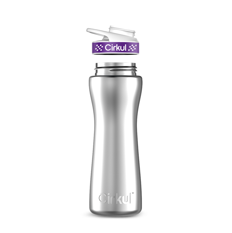 22oz. Stainless Steel Bottle & Comfort Grip Lid S2CB