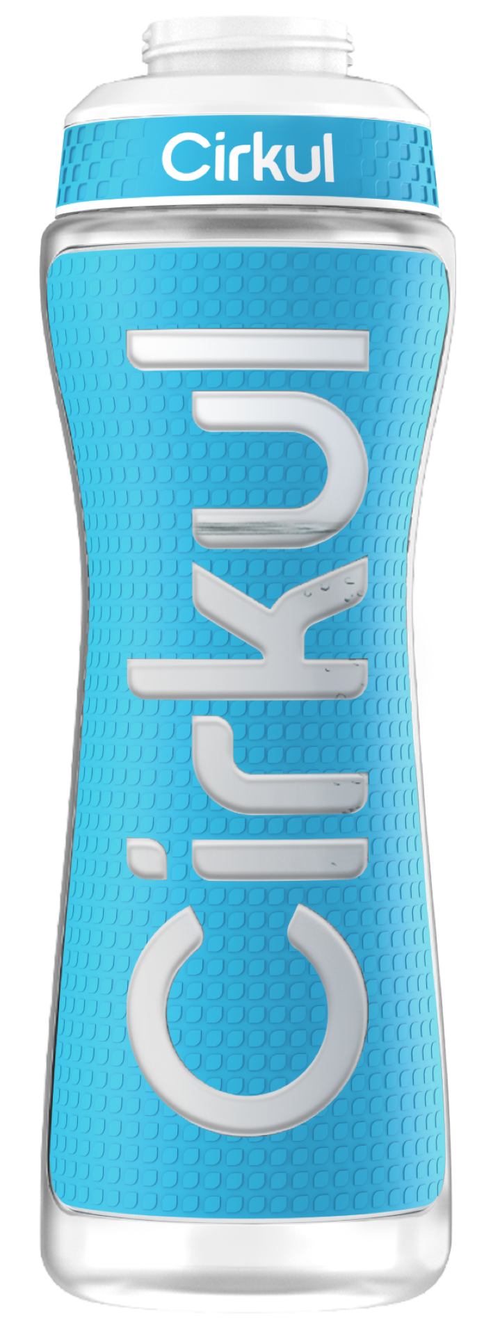 22oz. Grip Squeeze Plastic Bottle & Sport Lid YB6I