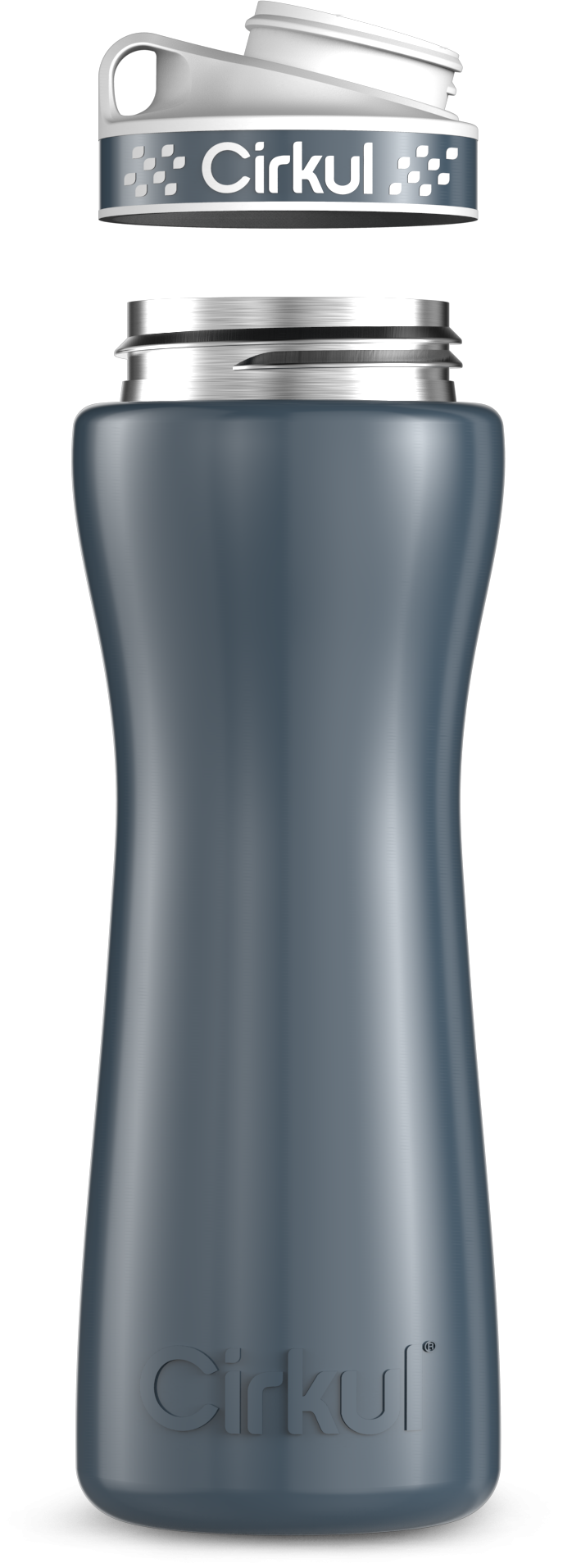 Custom 22oz. Stainless Steel Bottle & Comfort Grip Lid IV6L