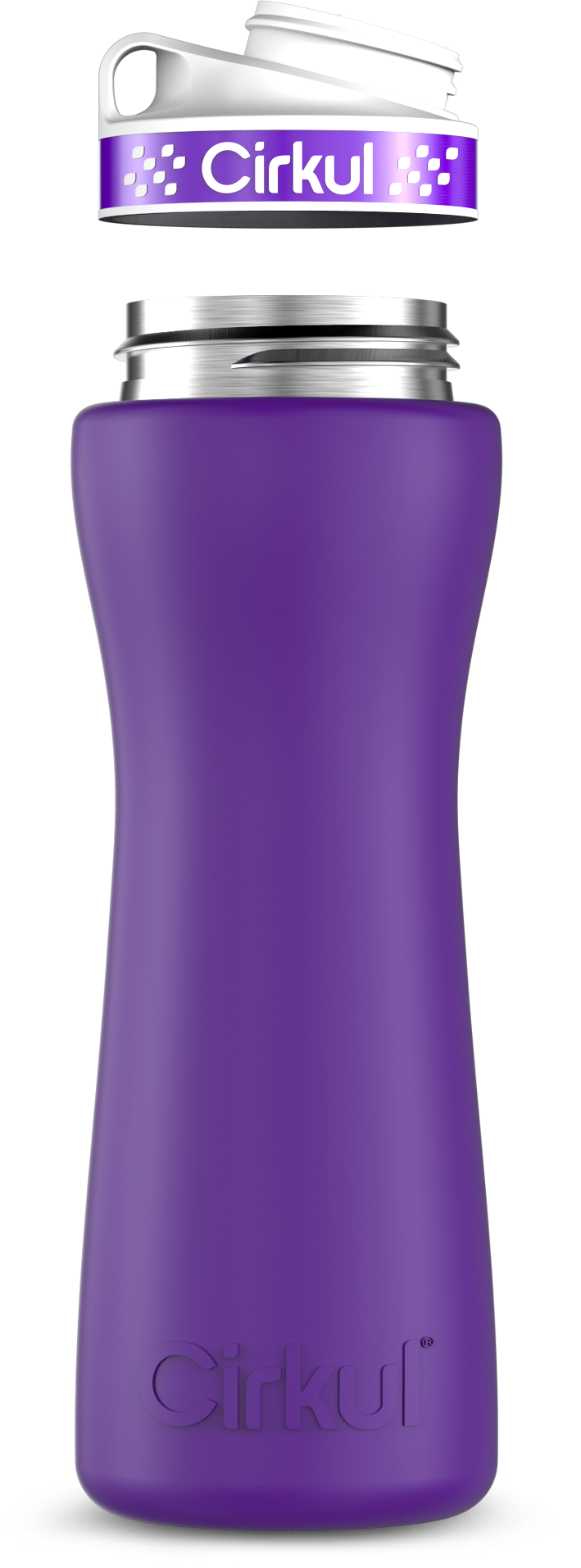 Custom 22oz. Stainless Steel Bottle & Comfort Grip Lid IV6L