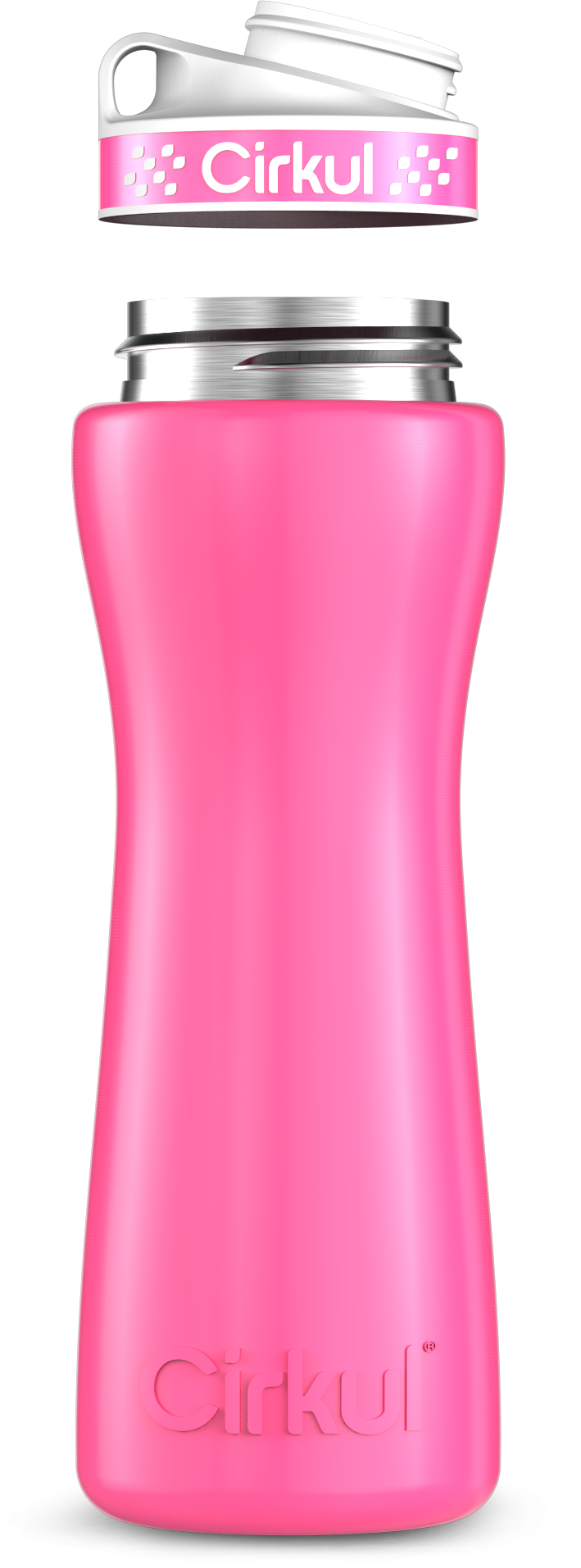 Custom 22oz. Stainless Steel Bottle & Comfort Grip Lid IV6L