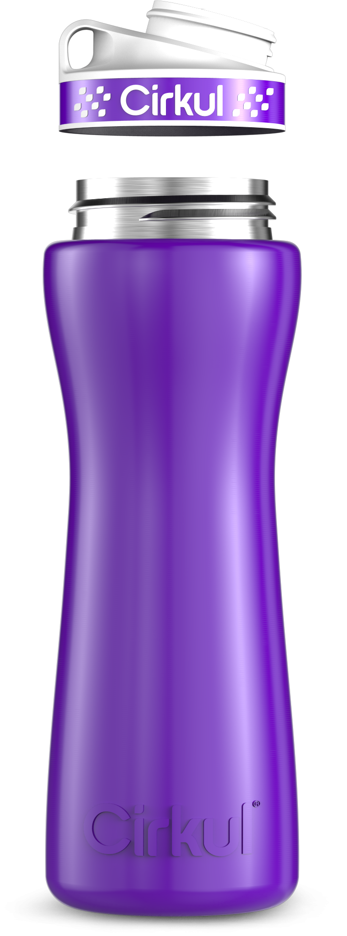 Custom 22oz. Stainless Steel Bottle & Comfort Grip Lid IV6L