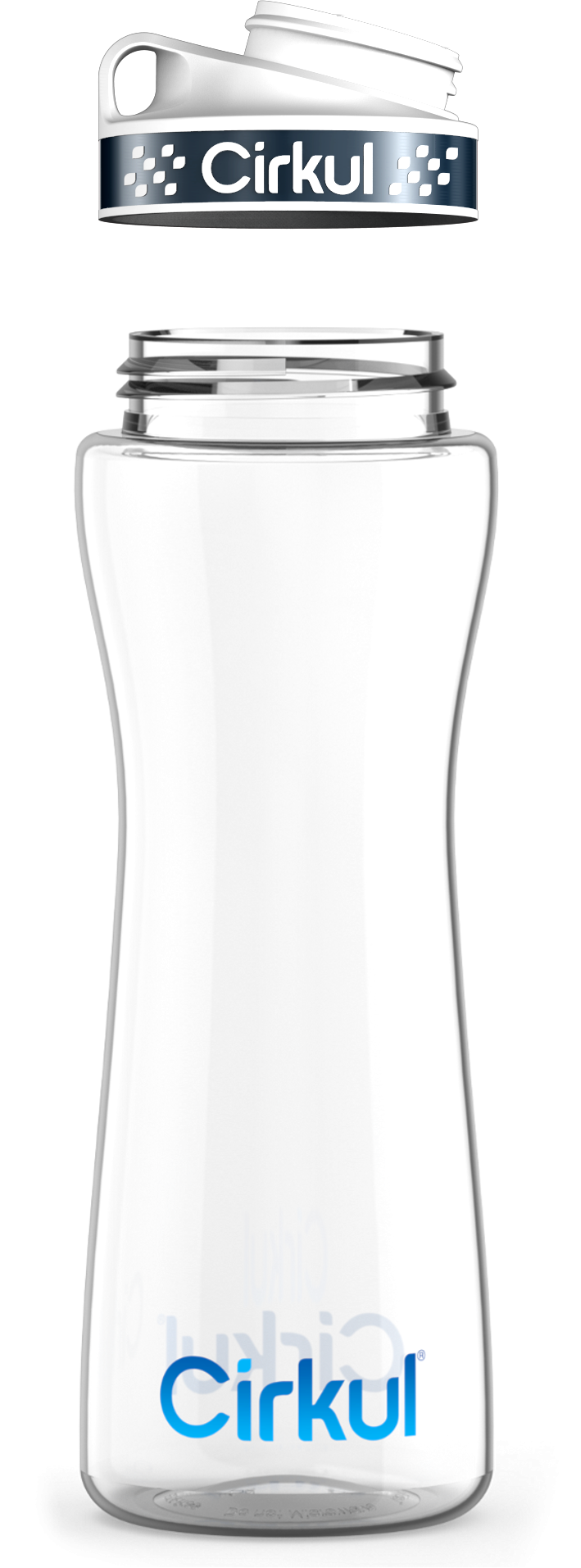 Custom 22oz. Plastic Bottle & Comfort Grip Lid PES7