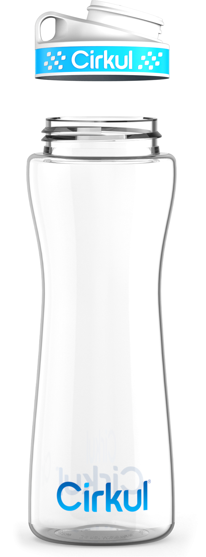 Custom 22oz. Plastic Bottle & Comfort Grip Lid PES7