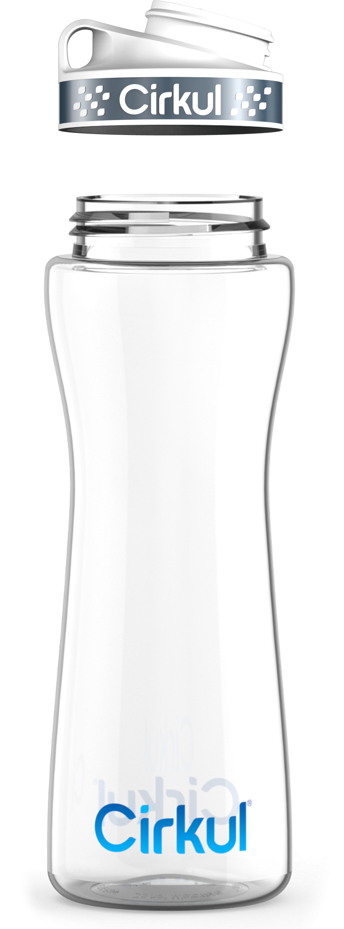 Custom 22oz. Plastic Bottle & Comfort Grip Lid PES7