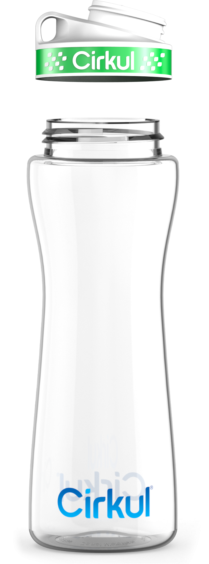 Custom 22oz. Plastic Bottle & Comfort Grip Lid PES7