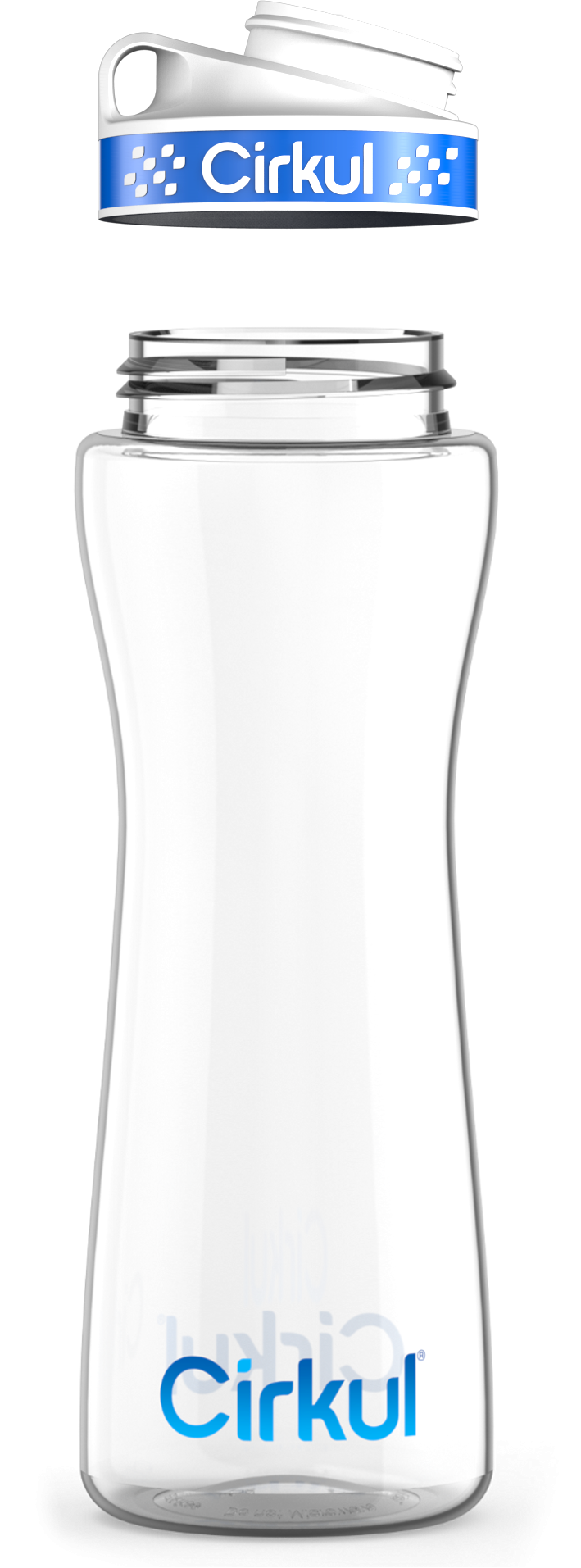 Custom 22oz. Plastic Bottle & Comfort Grip Lid PES7
