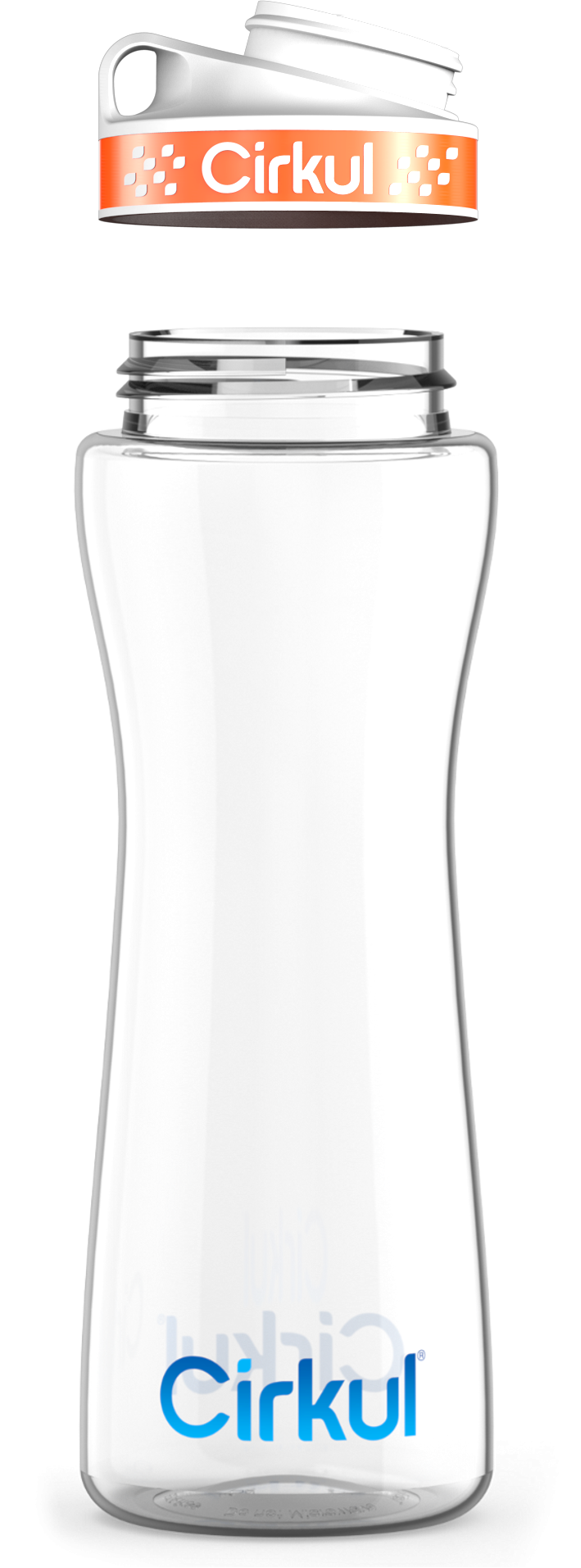 Custom 22oz. Plastic Bottle & Comfort Grip Lid PES7