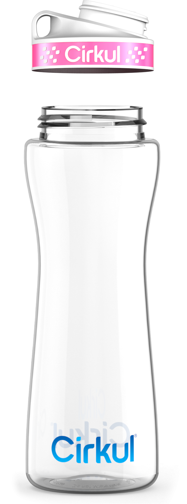 Custom 22oz. Plastic Bottle & Comfort Grip Lid PES7