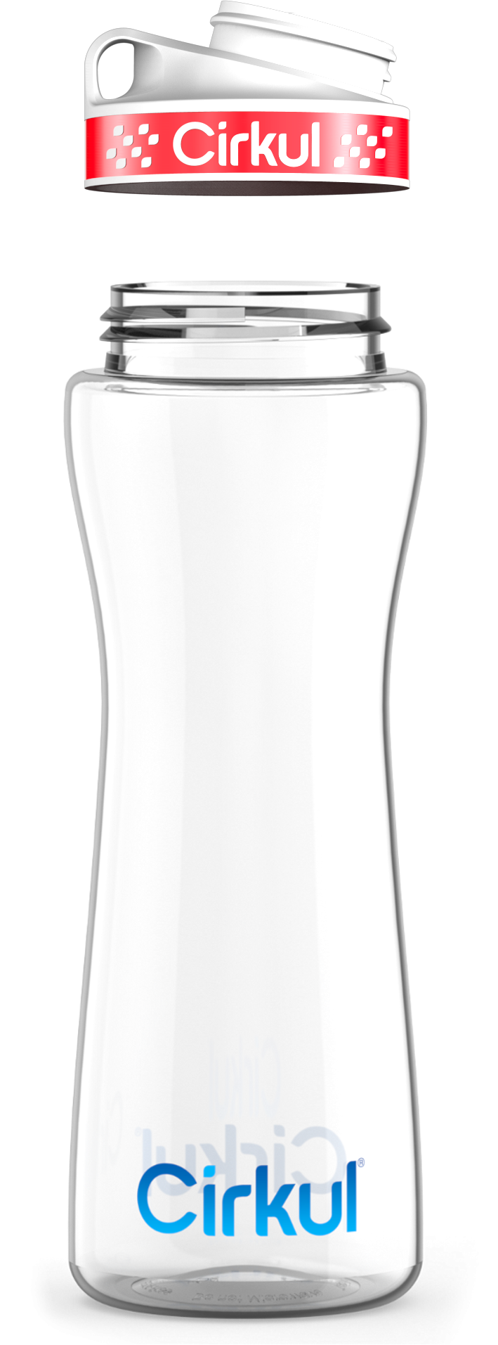 Custom 22oz. Plastic Bottle & Comfort Grip Lid PES7
